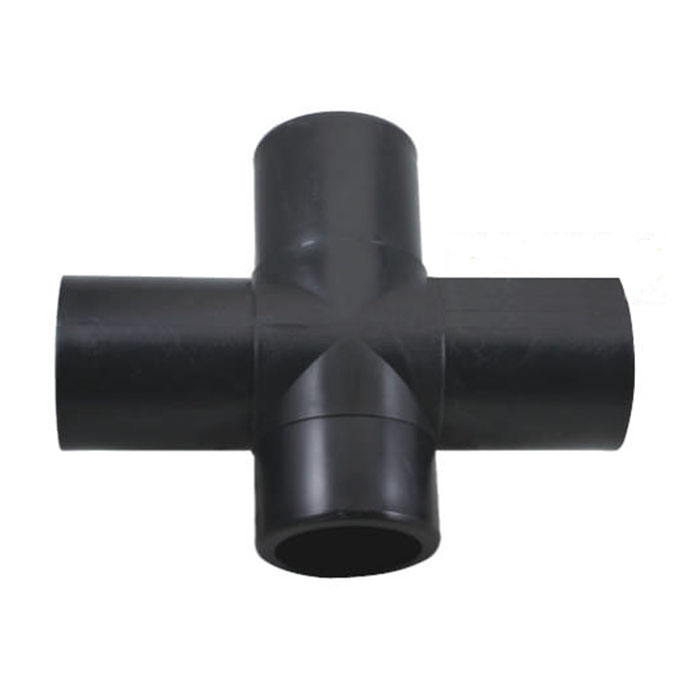 Tứ thông (chữ thập) HDPE hàn đối đầu